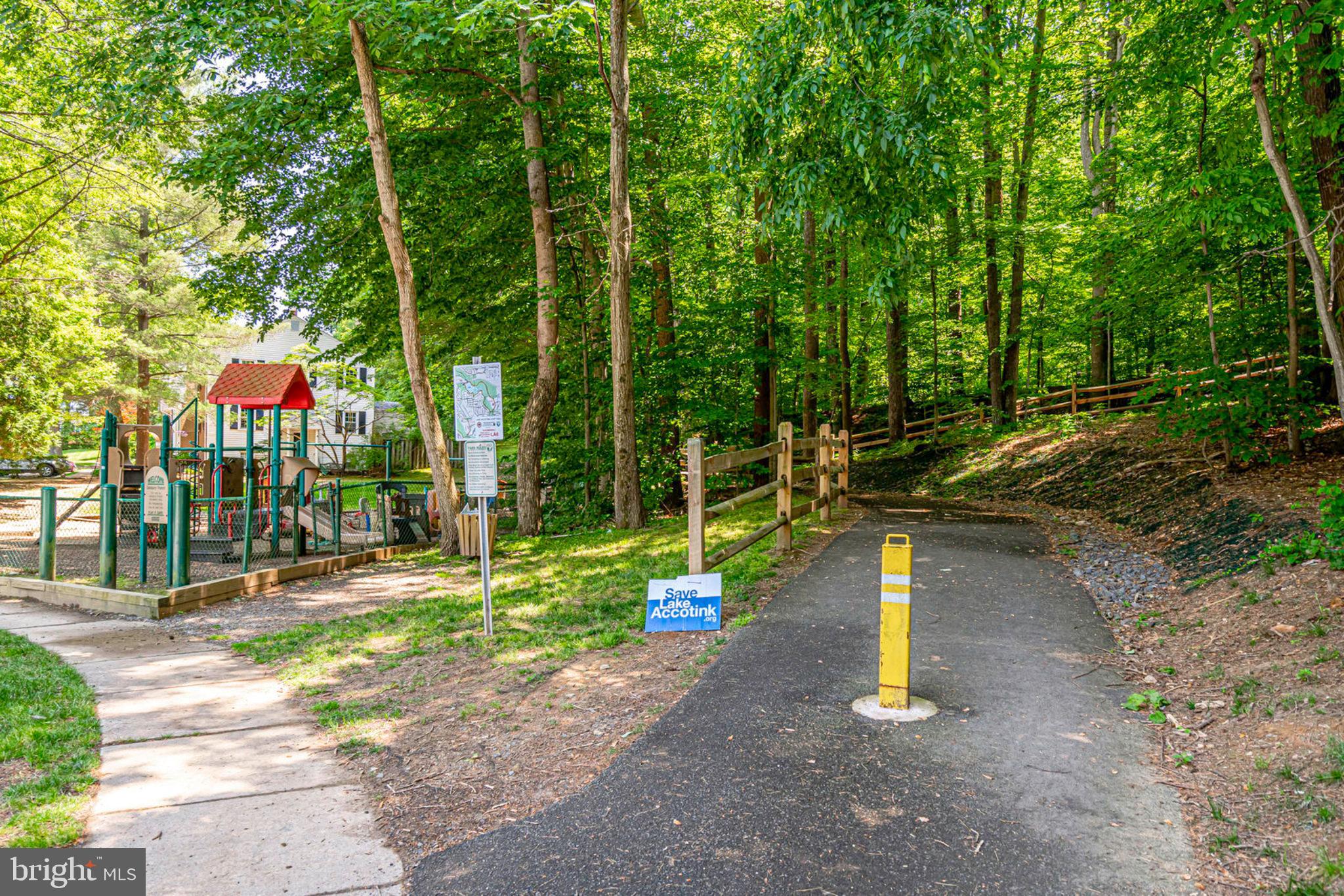 8306 Uxbridge Court Springfield, VA 22151 - Photo 38 of 50 Trail entry next to tot lot