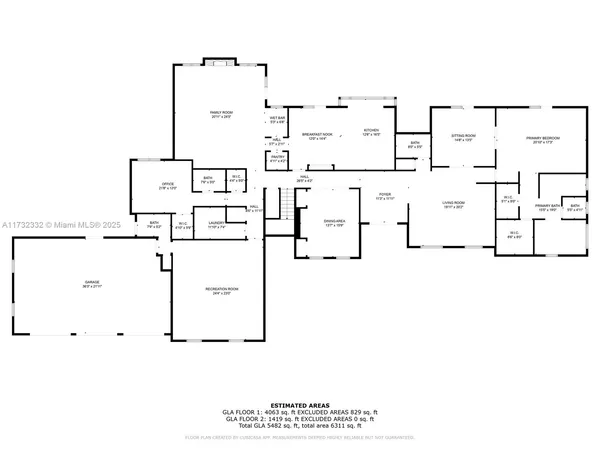a picture of floor plan