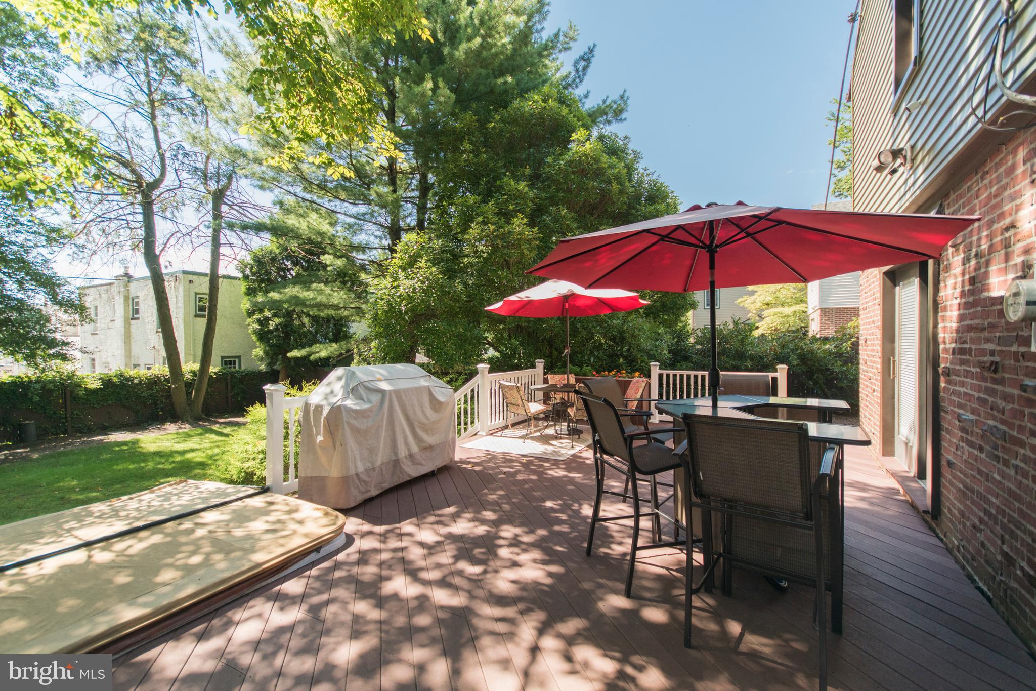 909 Ashbourne Road Cheltenham, PA 19012 - Photo 30 of 36 And the back deck . . .