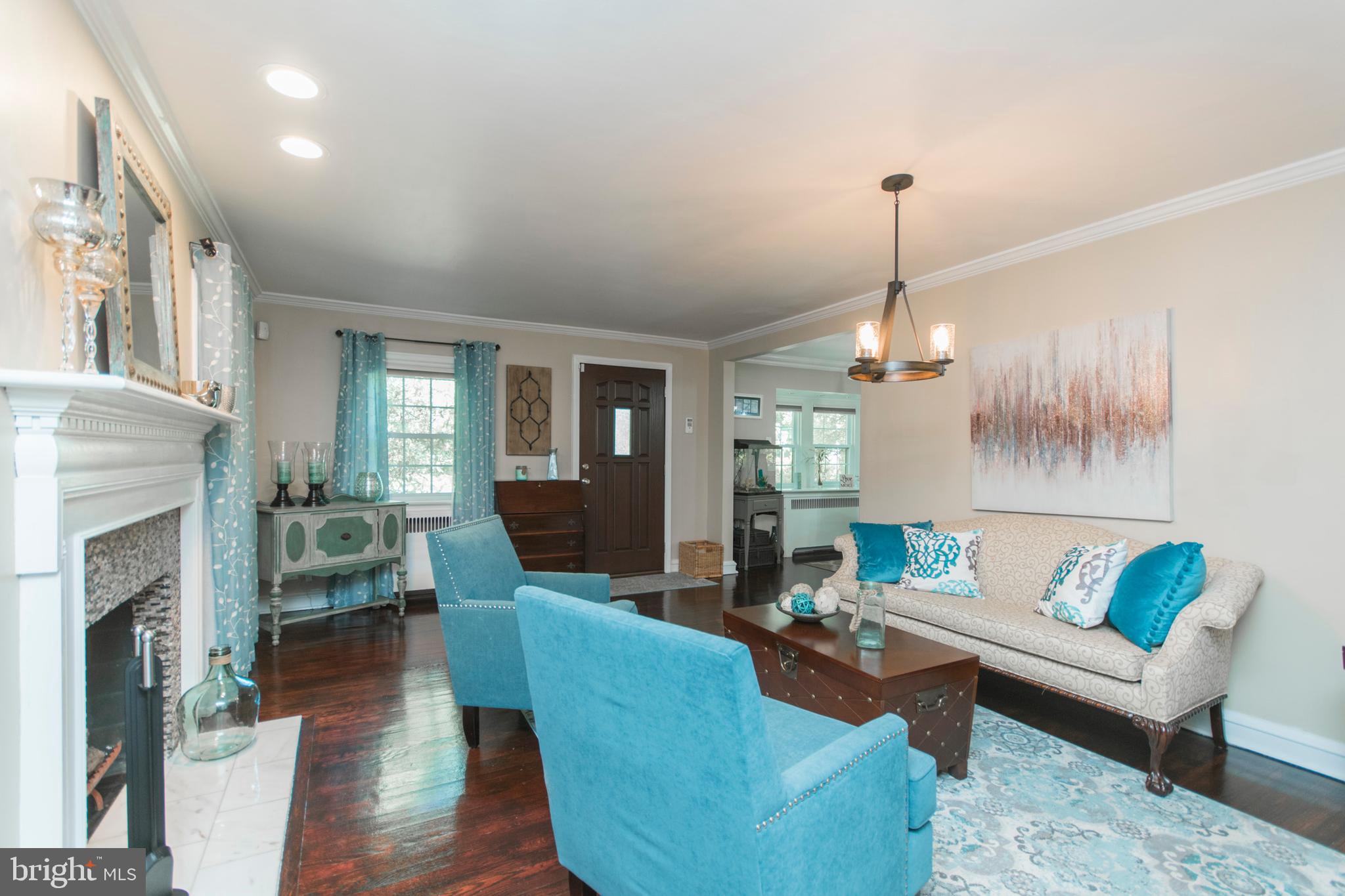 909 Ashbourne Road Cheltenham, PA 19012 - Photo 5 of 36 Notice the beautiful hardwood floors throughout