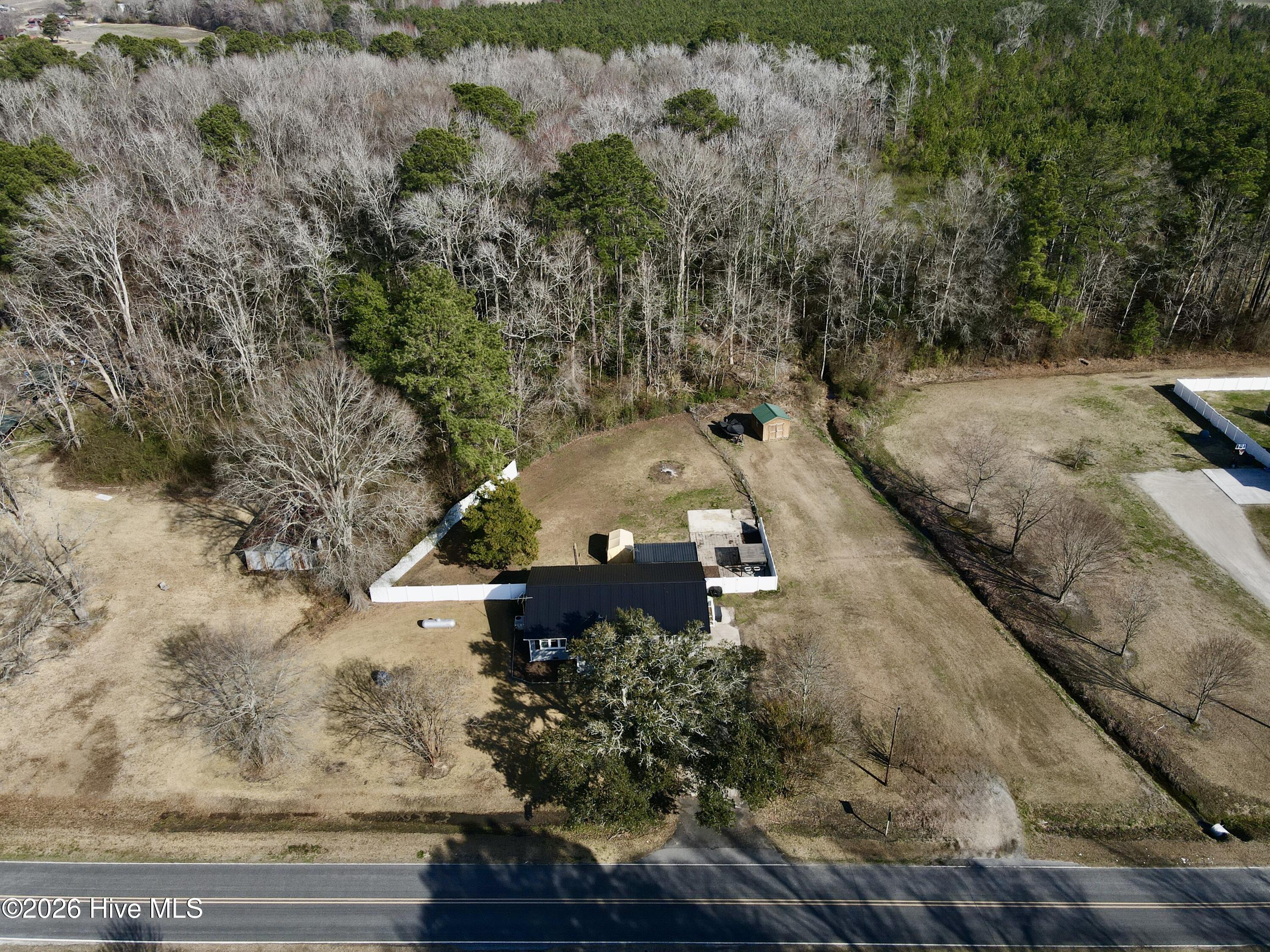 1105 Cowin Road Williamston, NC 27892 - Photo 56 of 59 Aerial Front View of property