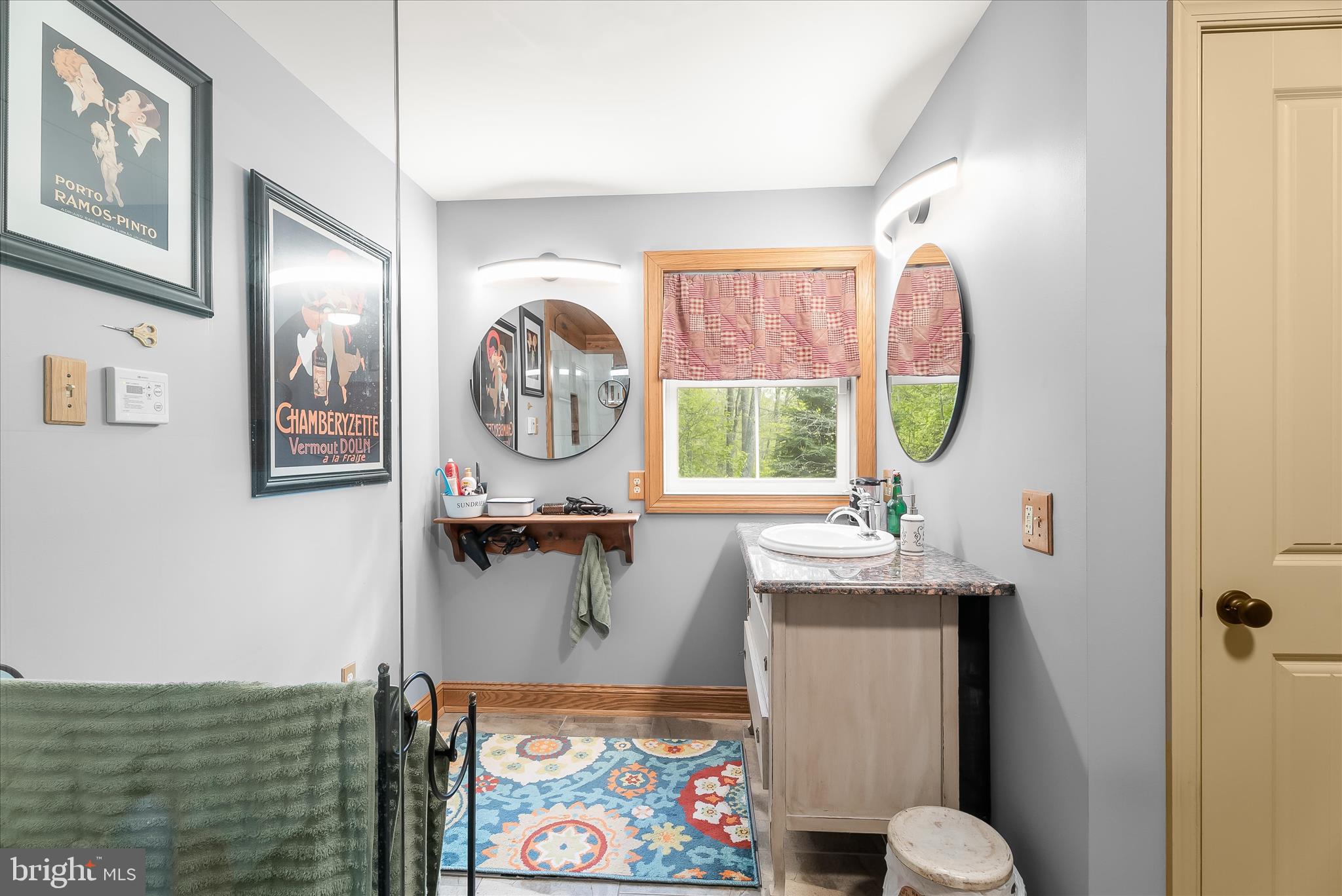4623 Fishers Hollow Road Myersville, MD 21773 - Photo 39 of 65 a bathroom with a sink mirror and window