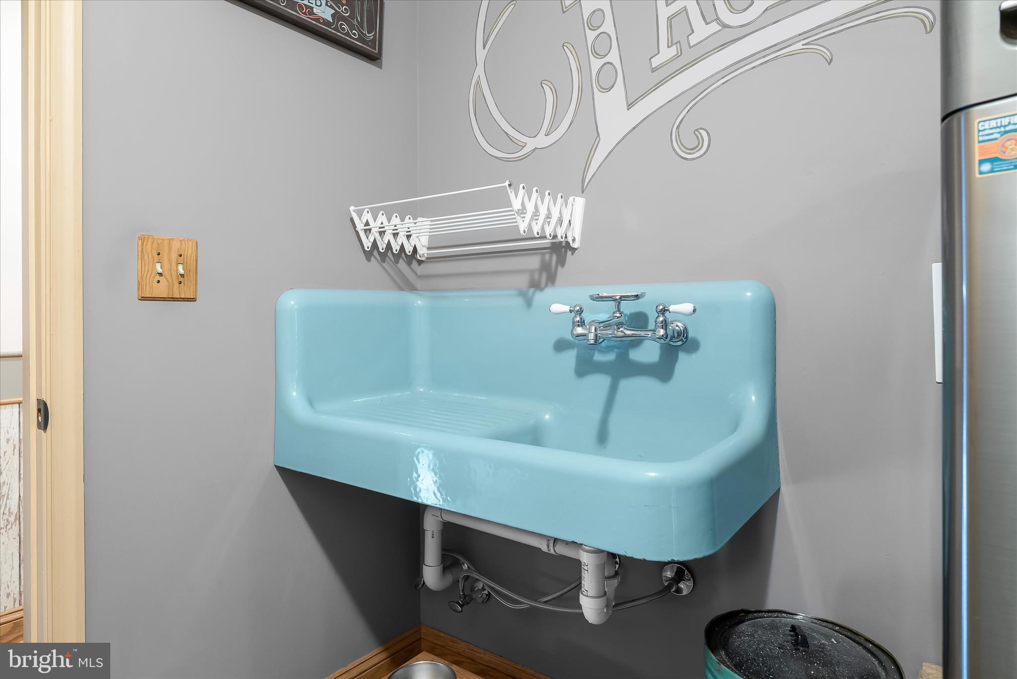 4623 Fishers Hollow Road Myersville, MD 21773 - Photo 43 of 65 a bathroom with a sink and a mirror