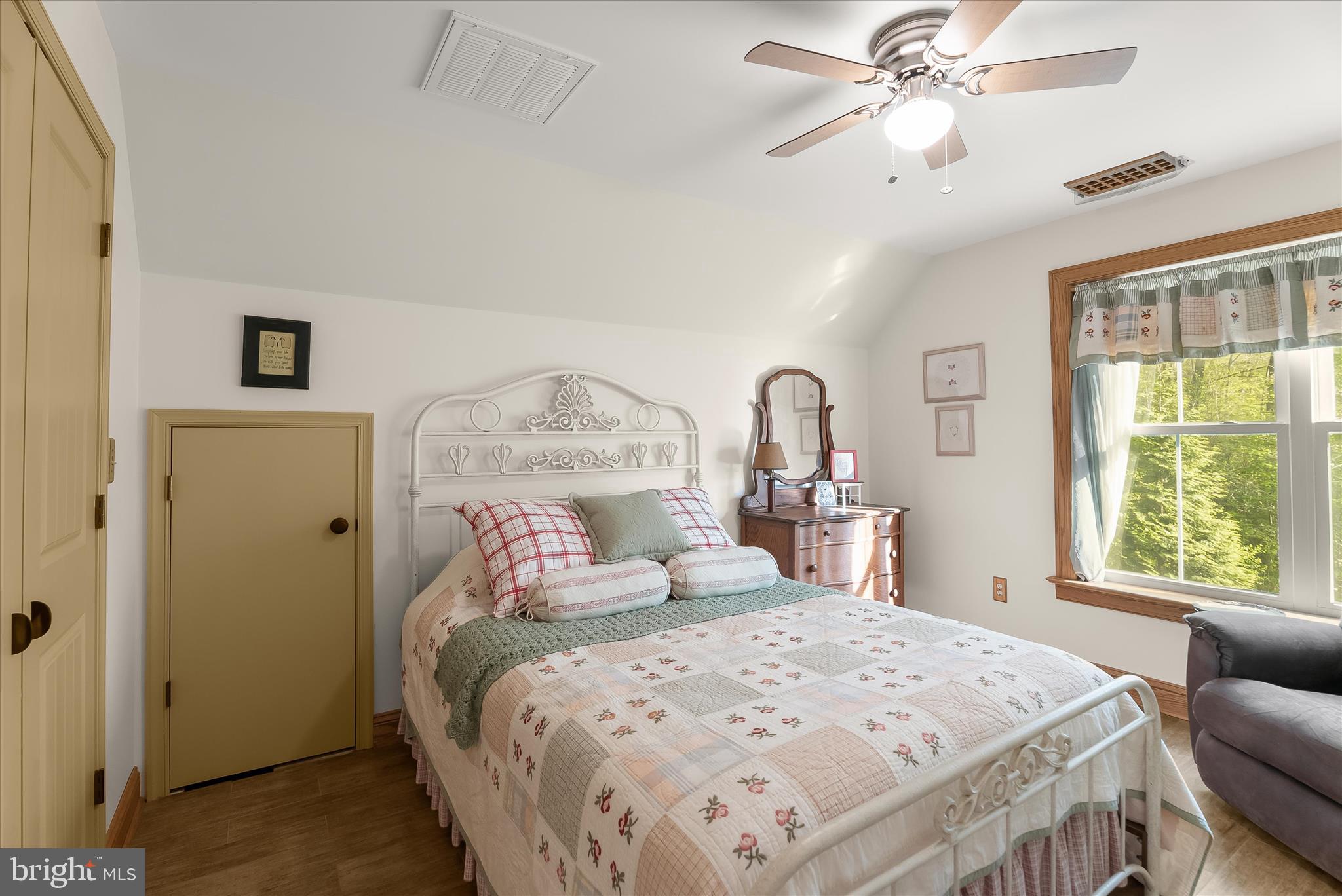 4623 Fishers Hollow Road Myersville, MD 21773 - Photo 53 of 65 a bedroom with a large bed and a window