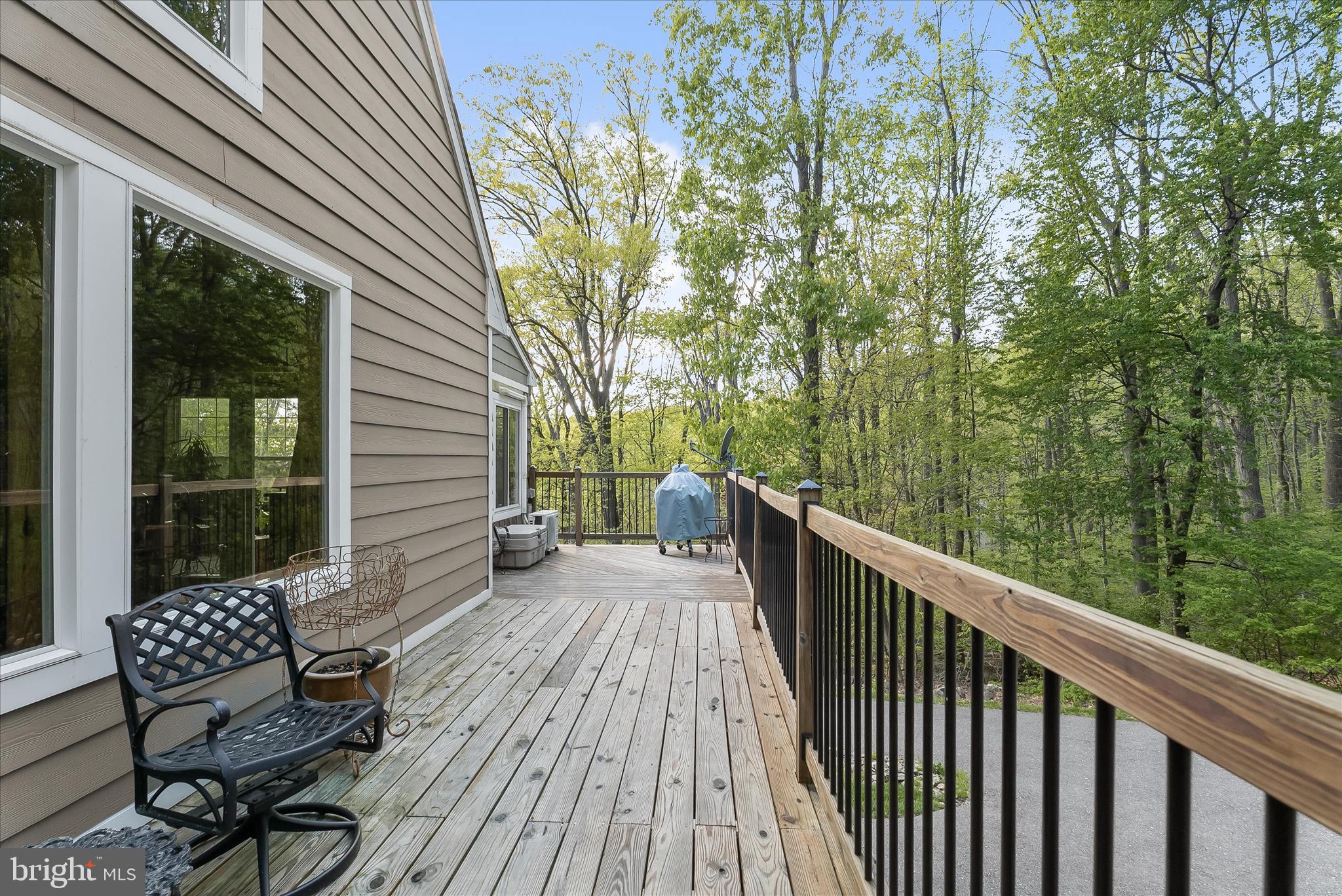 4623 Fishers Hollow Road Myersville, MD 21773 - Photo 61 of 65 a view of a two chairs in the balcony
