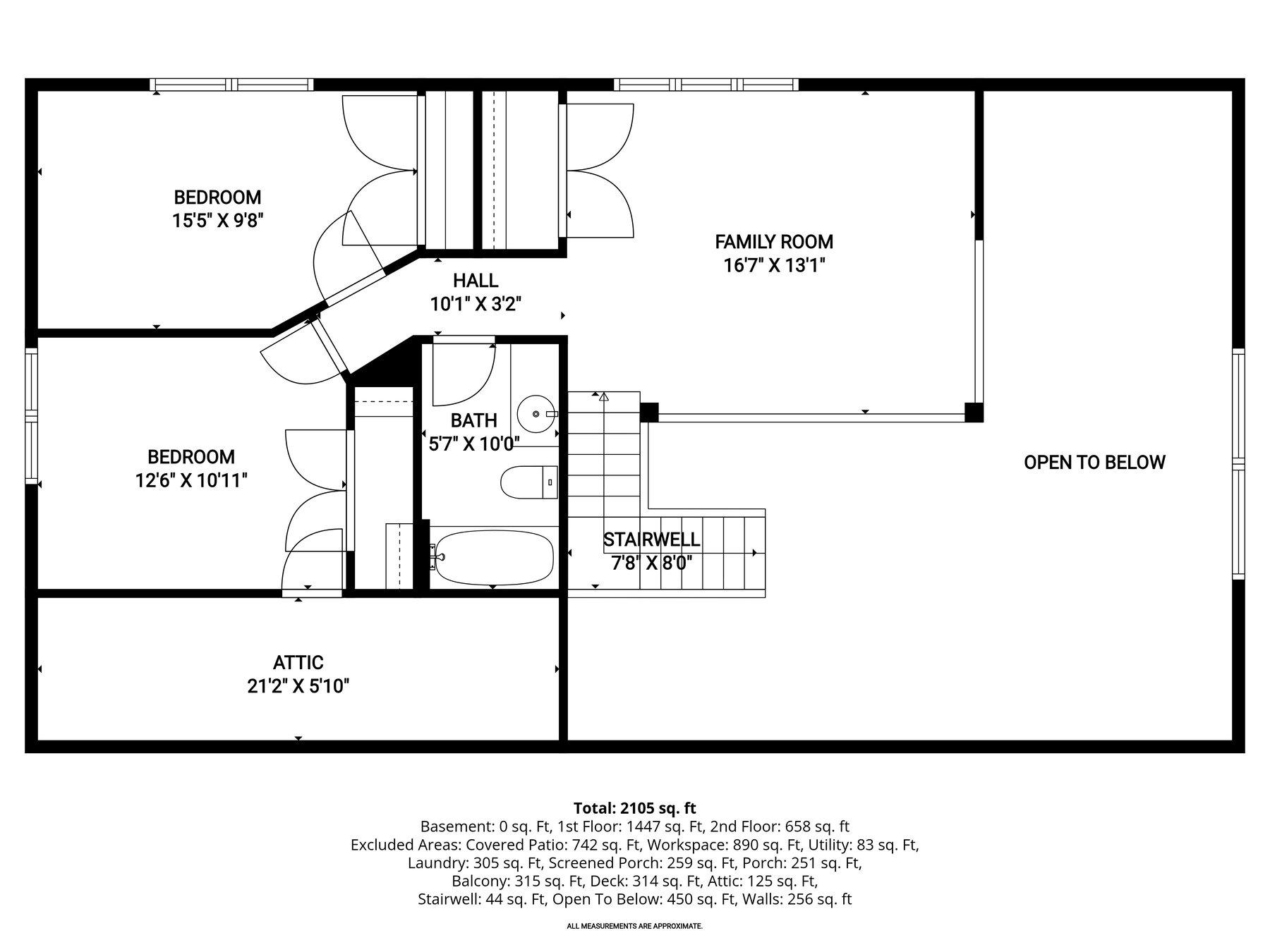 4623 Fishers Hollow Road Myersville, MD 21773 - Photo 64 of 65 Upstairs Floor Plan