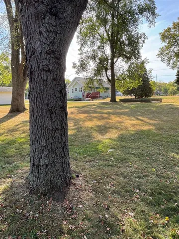a view of outdoor space with garden