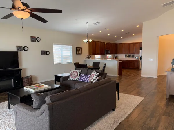 a view of an ocean and beach