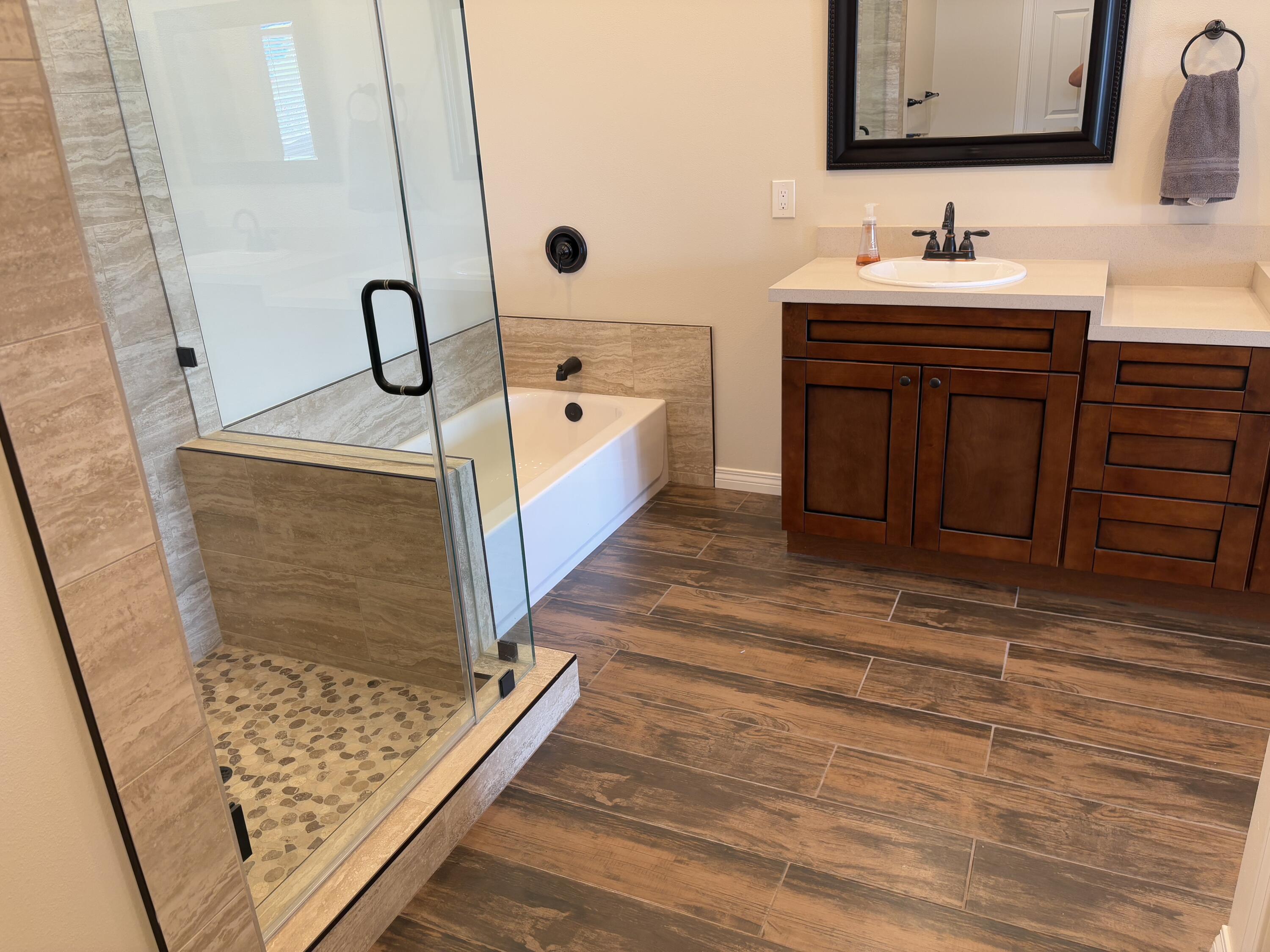 2674 Colorado River Road Blythe, CA 92225 - Photo 36 of 73 a bathroom with a sink and a mirror
