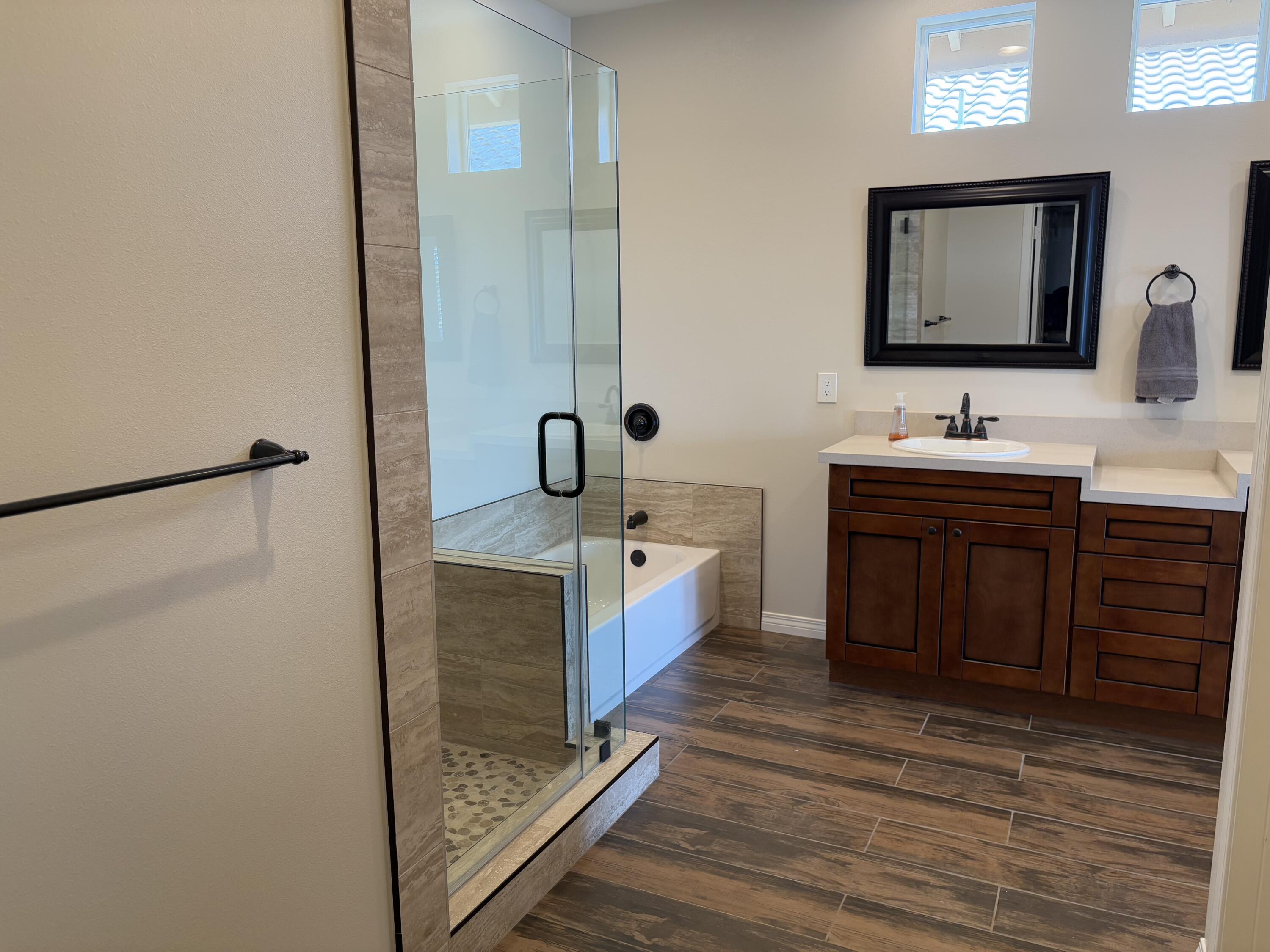 2674 Colorado River Road Blythe, CA 92225 - Photo 39 of 73 a bathroom with a sink and a mirror
