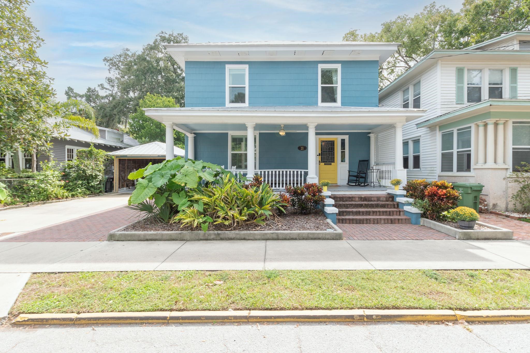21 Saragossa Street St. Augustine, FL 32084 - Photo 16 of 66 American foursquare style home featuring covered porch