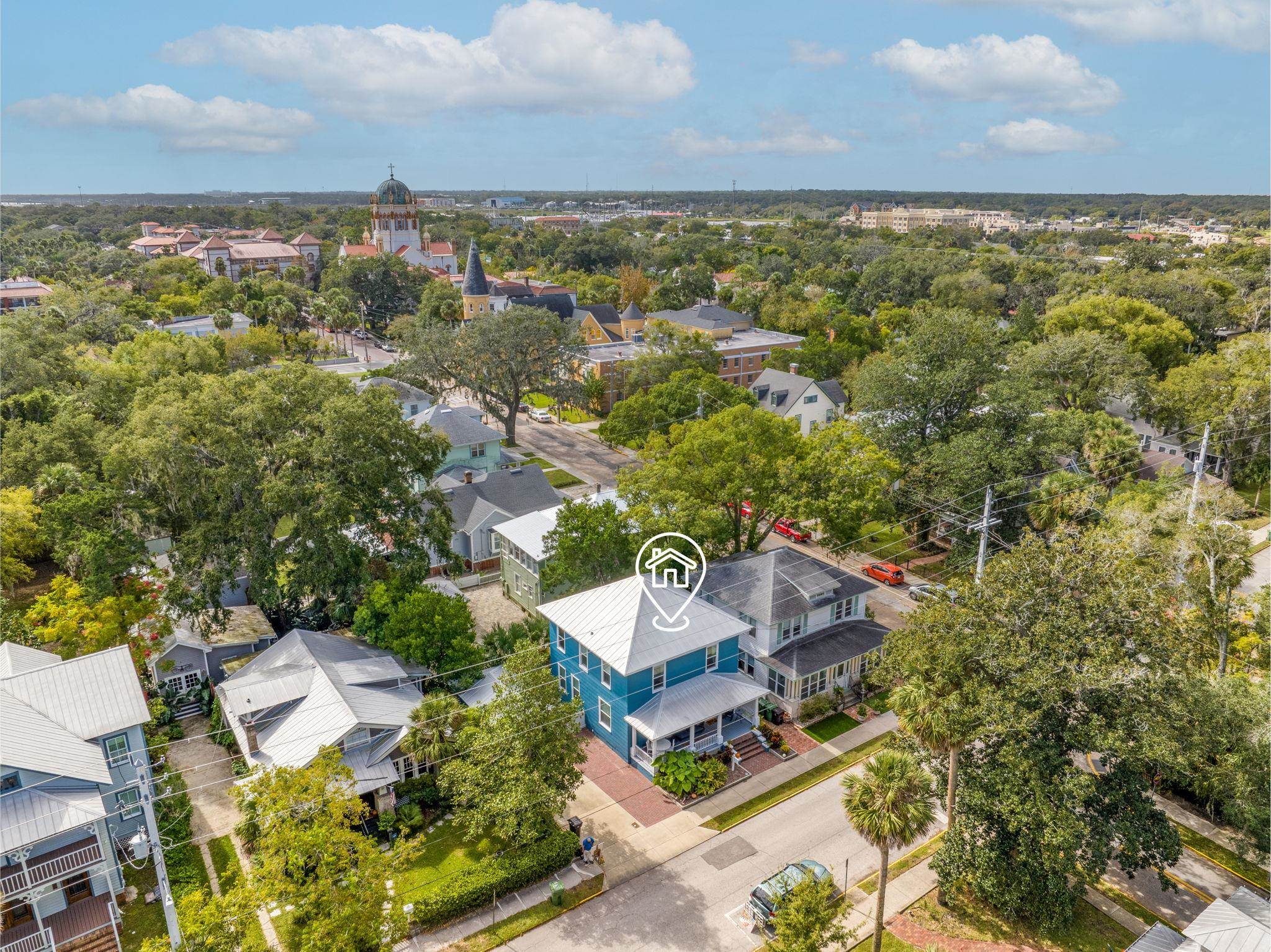 21 Saragossa Street St. Augustine, FL 32084 - Photo 5 of 66 Aerial view of residential area