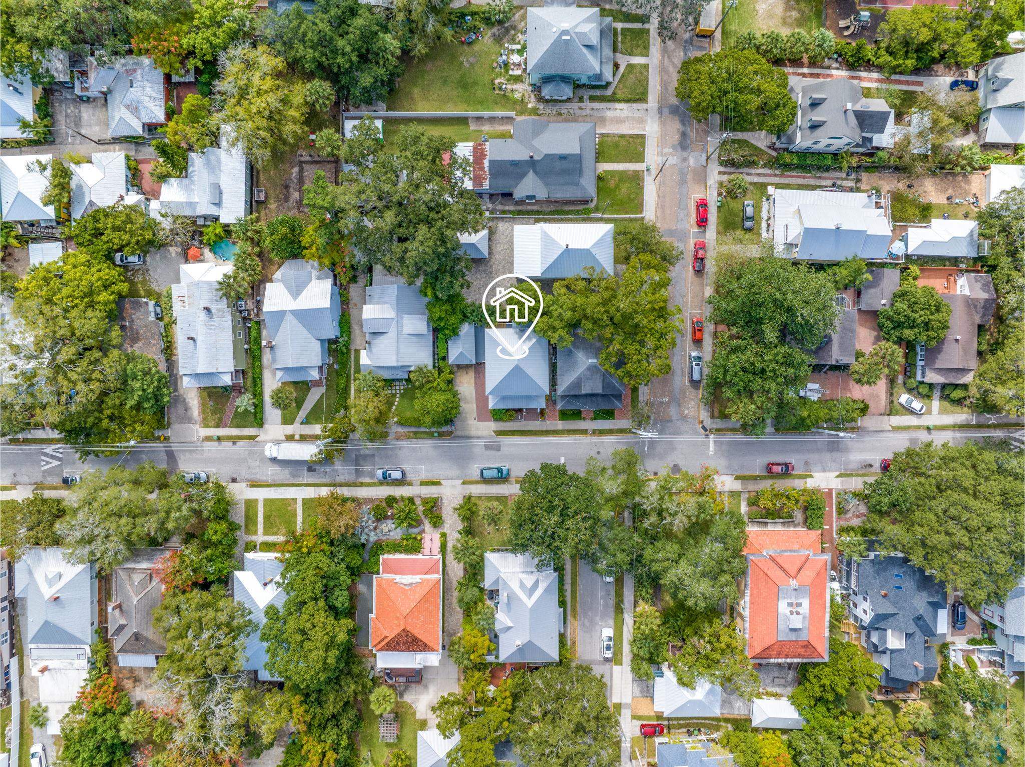 21 Saragossa Street St. Augustine, FL 32084 - Photo 57 of 66 Aerial view of residential area