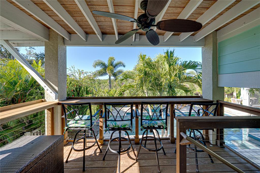 125 Burns Road Terra Ceia, FL 34250 - Photo 47 of 90 a view of a balcony with furniture