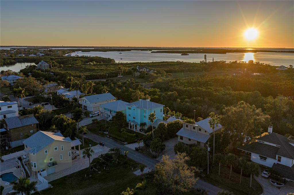 125 Burns Road Terra Ceia, FL 34250 - Photo 85 of 90 an aerial view of multiple house