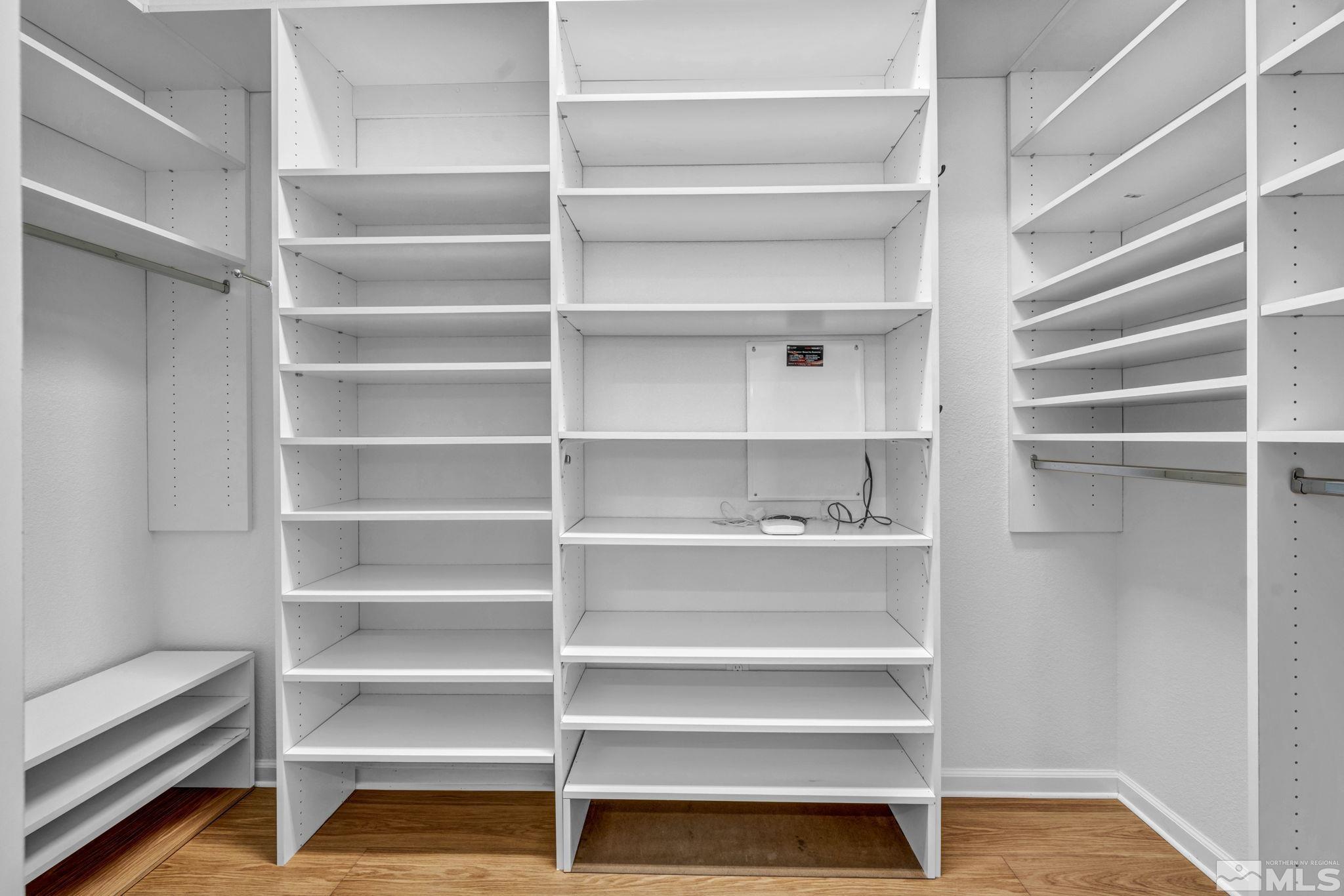 9825 Hafflinger Lane Reno, NV 89521 - Photo 20 of 39 a view of walk in closet with empty racks