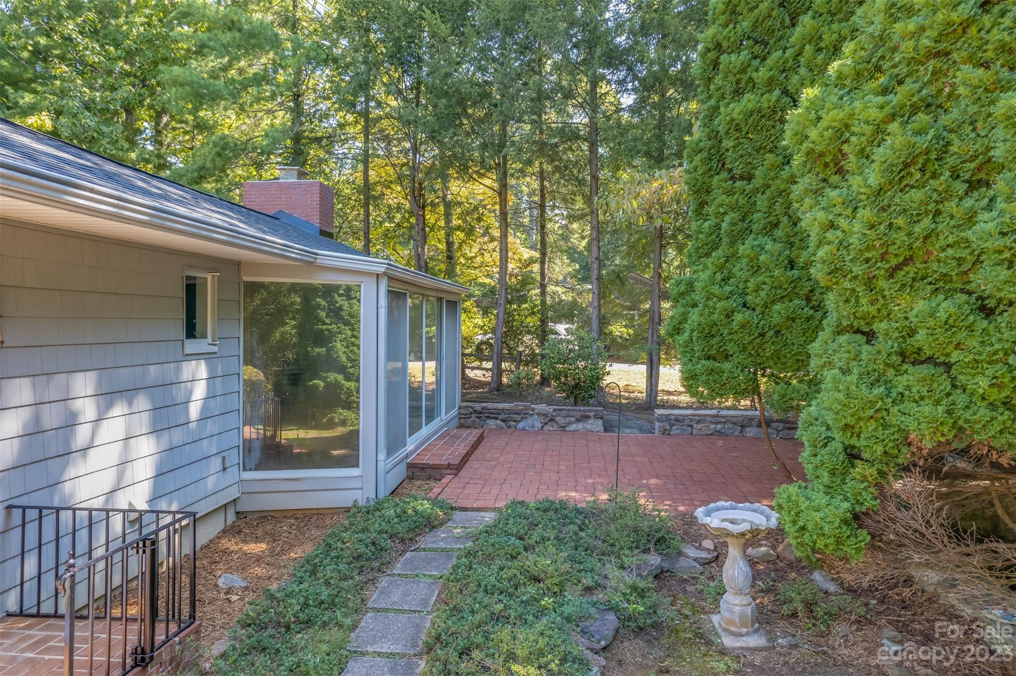 269 Golden Road Tryon, NC 28782 - Photo 36 of 43 a view of a backyard with a garden