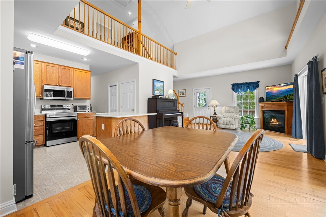 982 Brown's Chapel Road Boone, NC 28607 - Photo 11 of 42 a view of a dining room with furniture