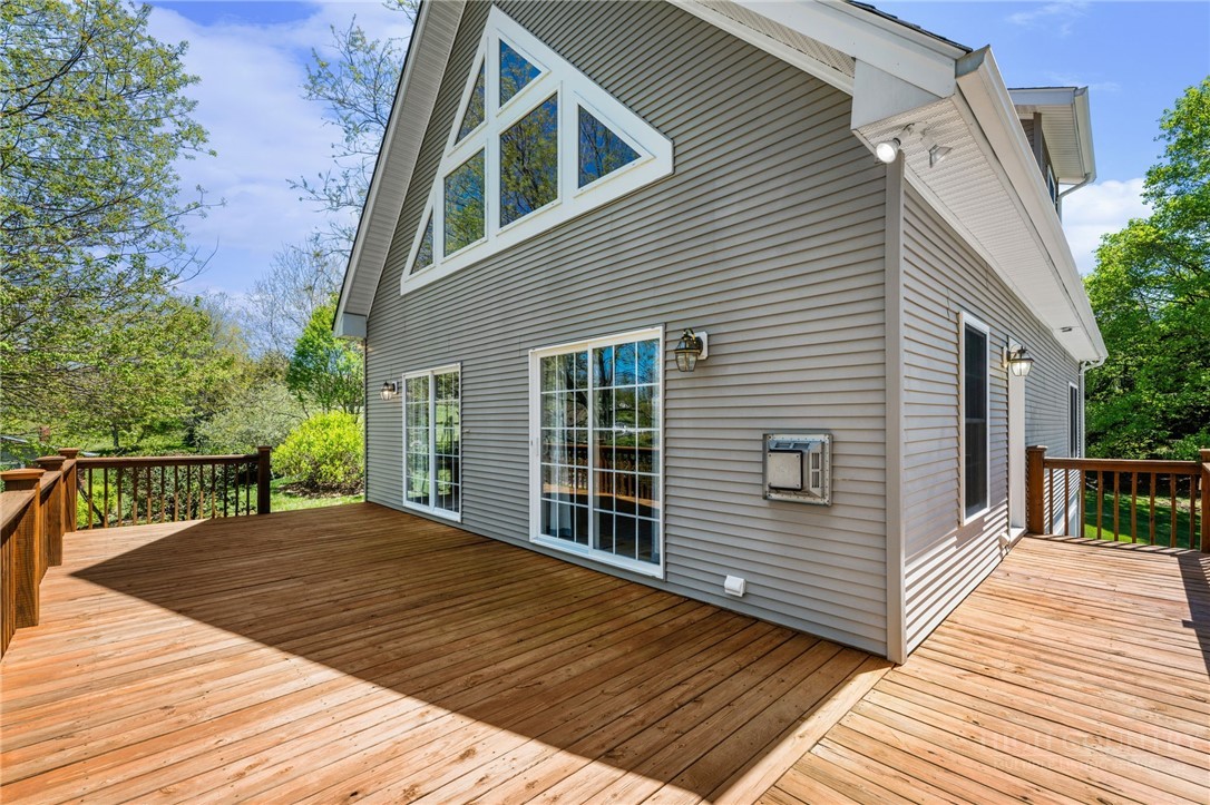 982 Brown's Chapel Road Boone, NC 28607 - Photo 34 of 42 a view of a house with wooden deck