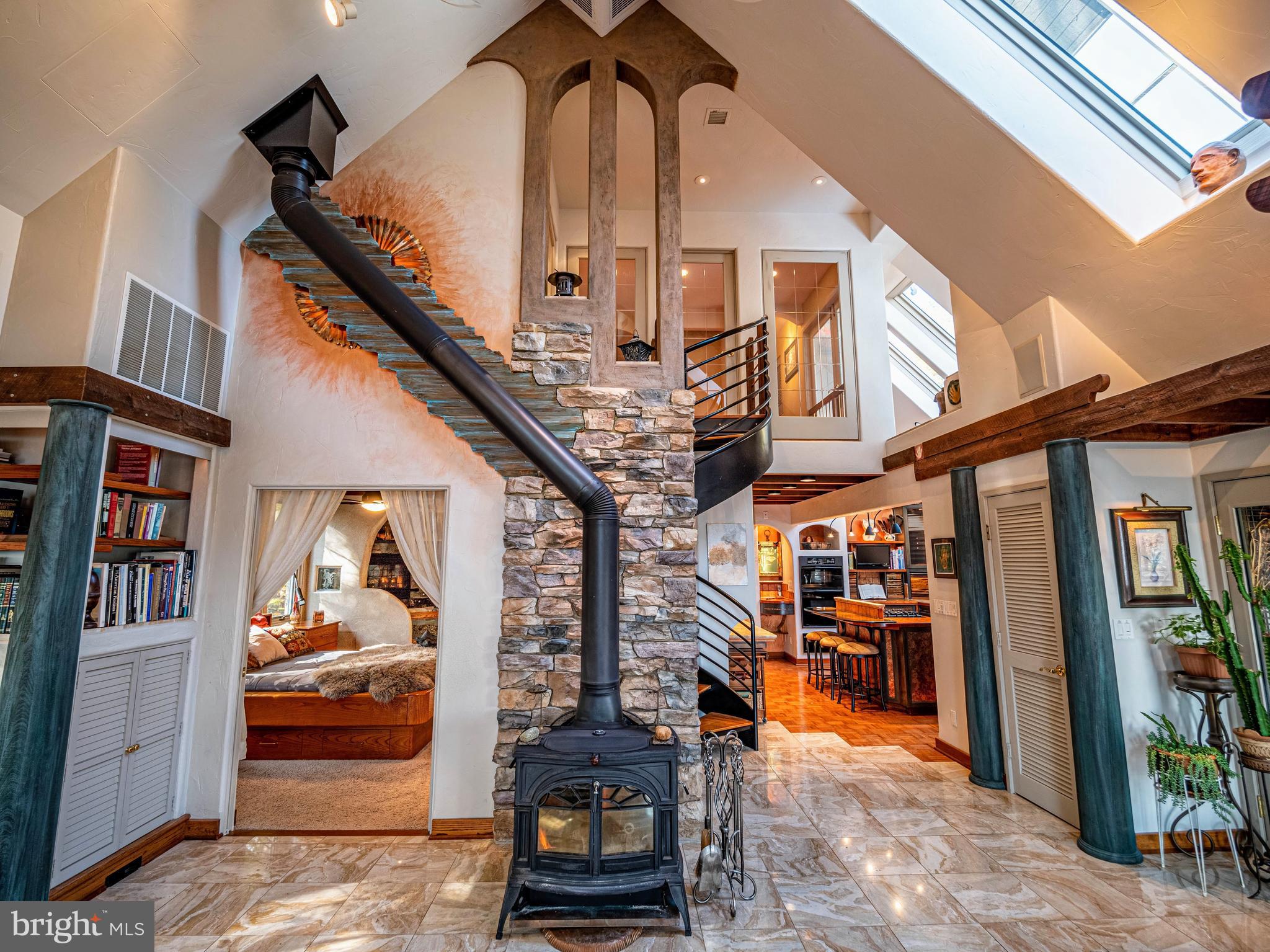 4610 Friendship Acres Road Nanjemoy, MD 20662 - Photo 19 of 84 Vermont Castings Wood Stove with stone hearth