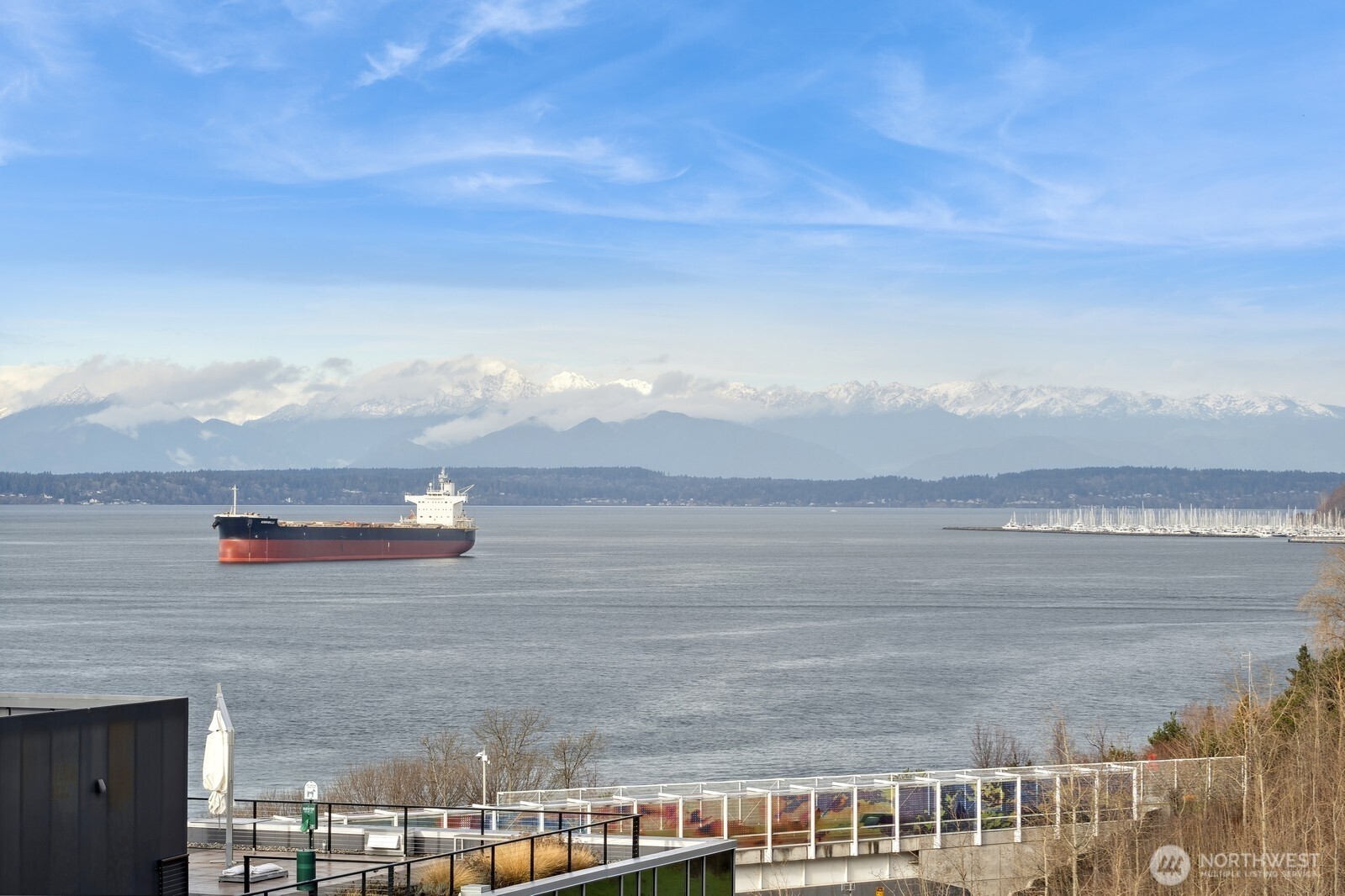2716 Elliott Avenue, Unit 800 Seattle, WA 98121 - Photo 38 of 40 a view of building with ocean view