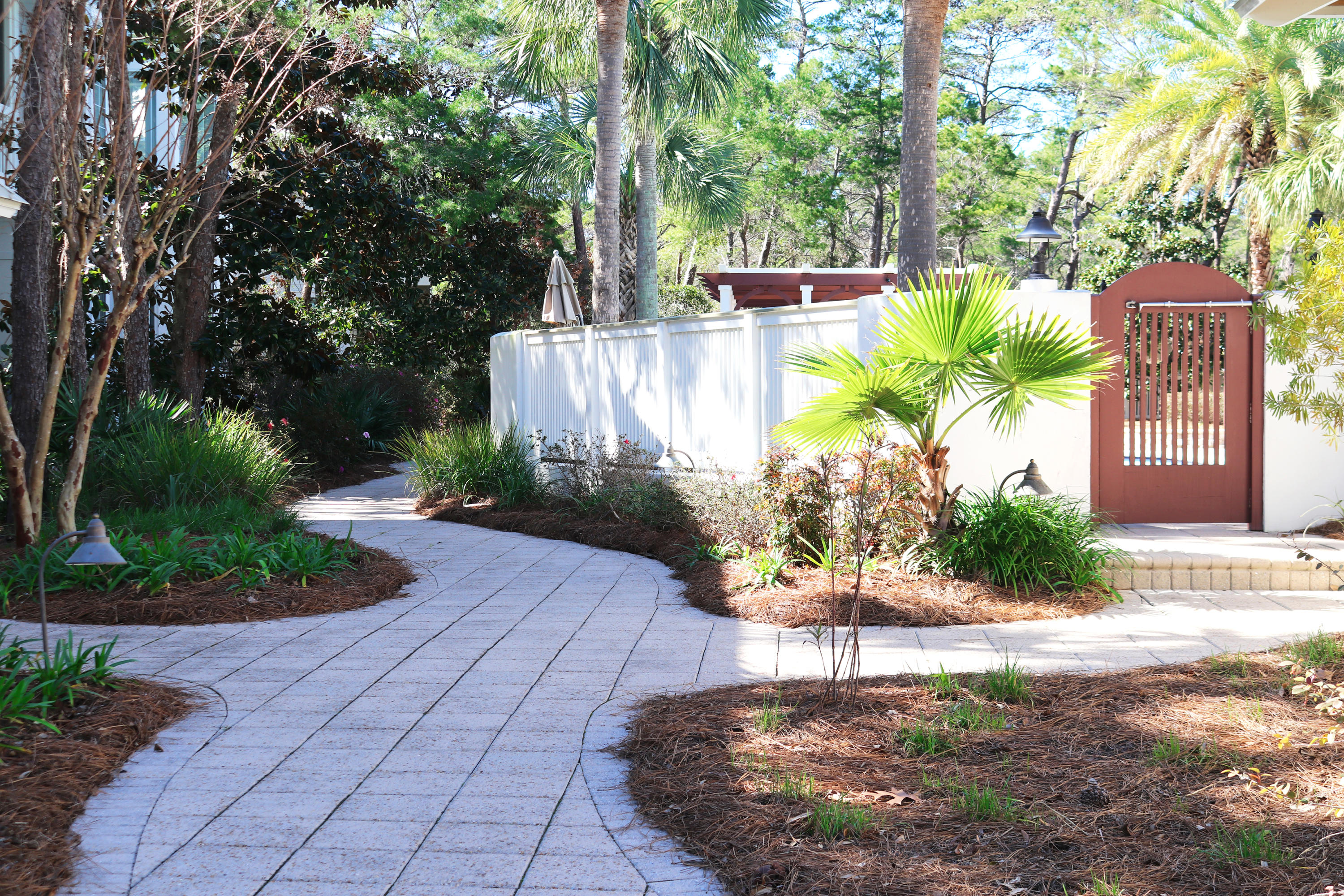 Lot 7 Dune Ridge Road Santa Rosa Beach, FL 32459 - Photo 9 of 10 a view of a yard with plants and large trees