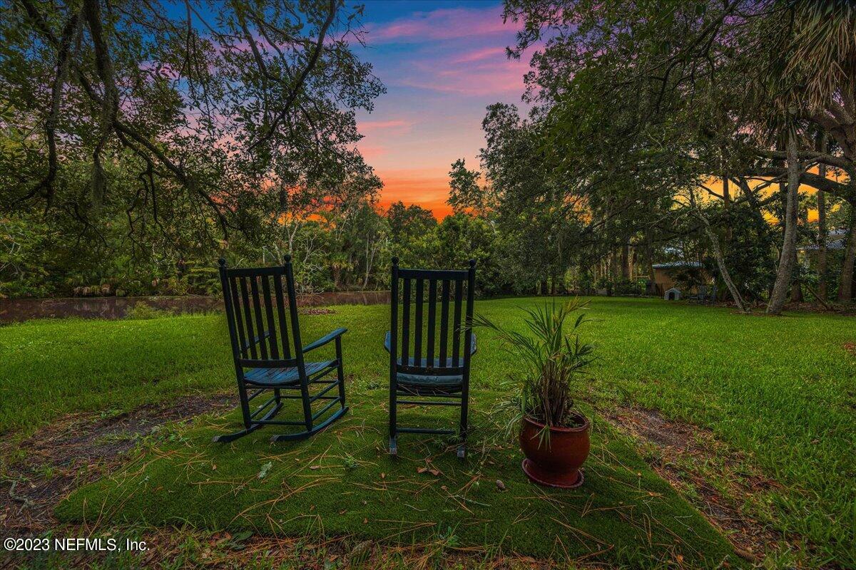 1140 Seminole Road Atlantic Beach, FL 32233 - Photo 27 of 30 27-Backyard at Sunset