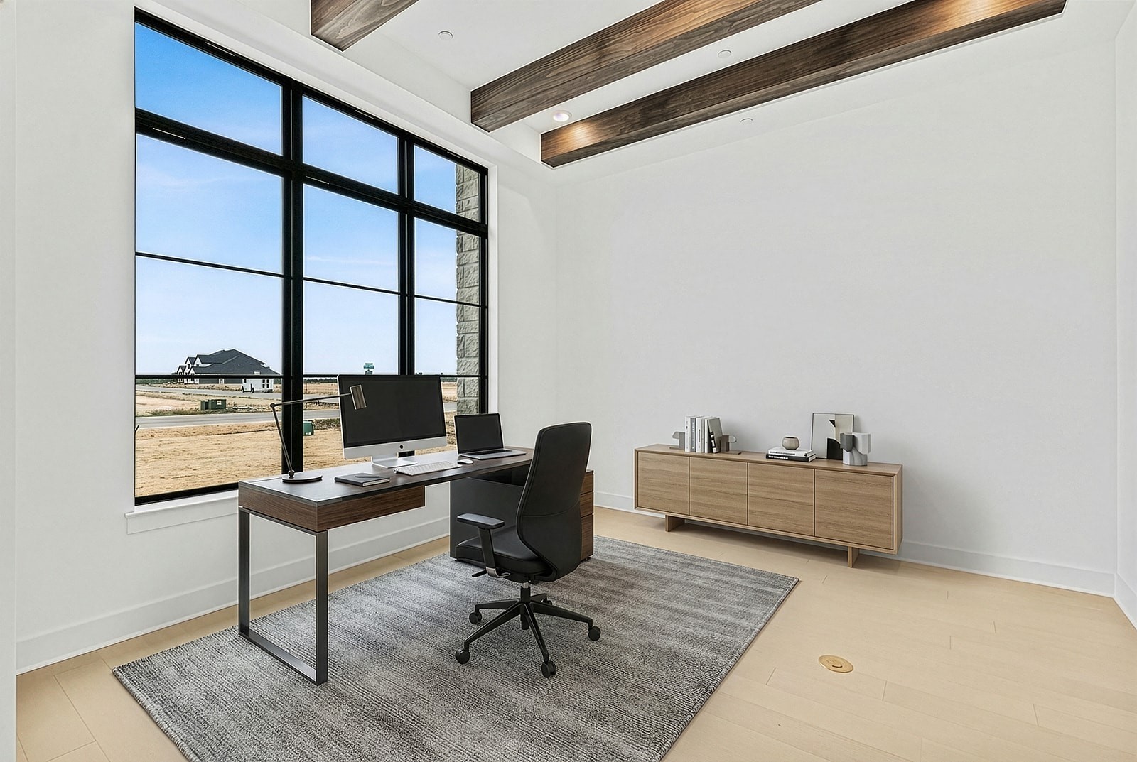 2385 Lineage Lane Leander, TX 78641 - Photo 14 of 36 a workspace with furniture and a window