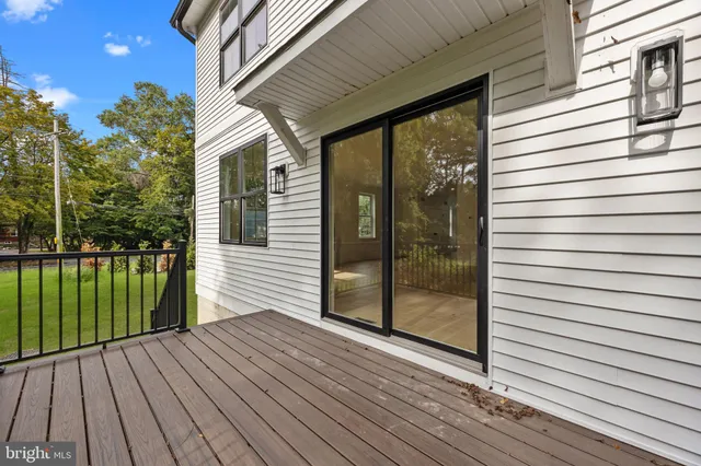 a view of a house with a deck