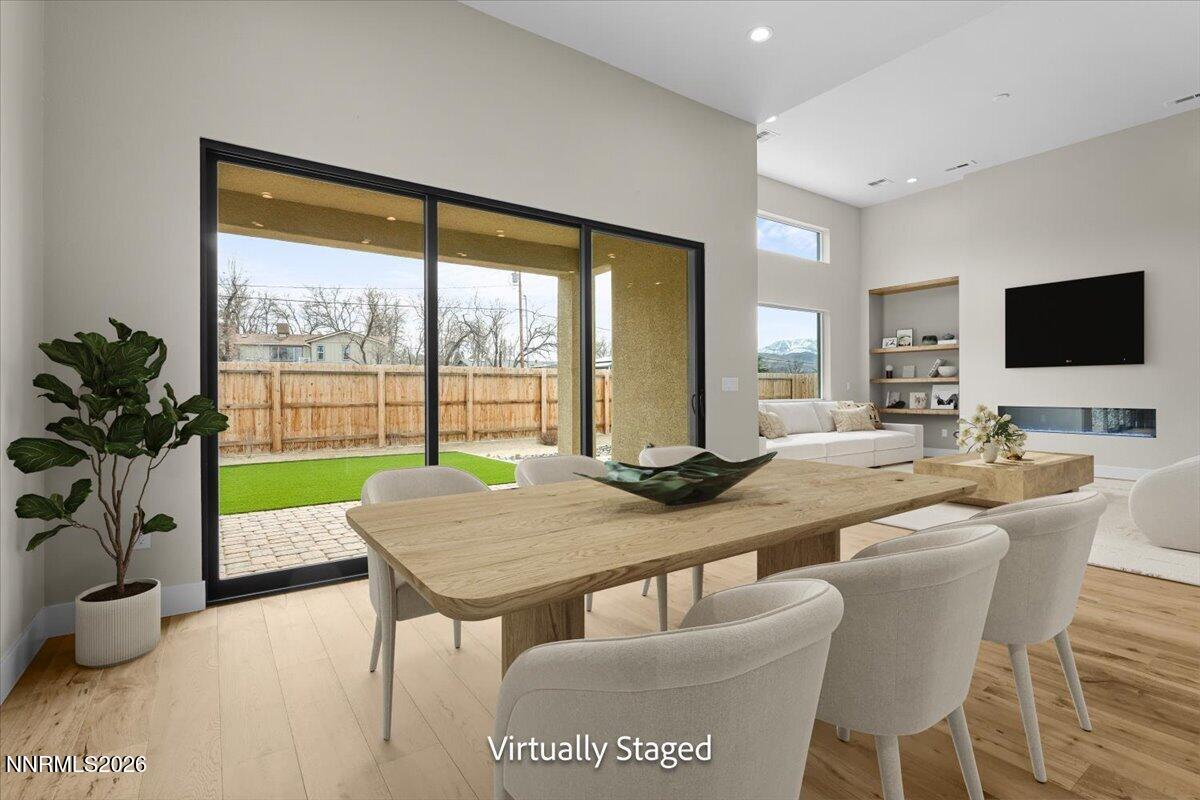2982 Saddle Peak Drive Reno, NV 89521 - Photo 28 of 98 a view of a dining room with furniture window and outside view