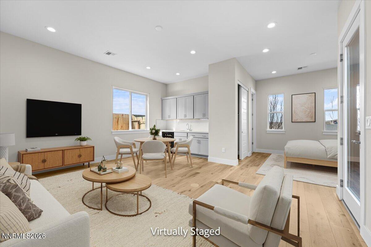 2982 Saddle Peak Drive Reno, NV 89521 - Photo 66 of 98 a living room with furniture and a flat screen tv