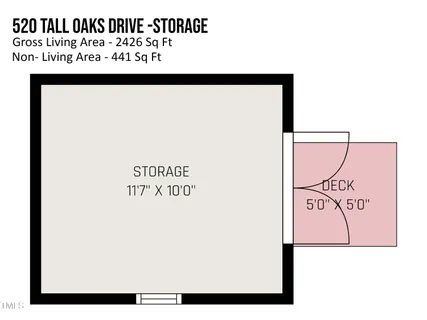 $540,000 | 520 Tall Oaks Drive, Durham, NC 27713