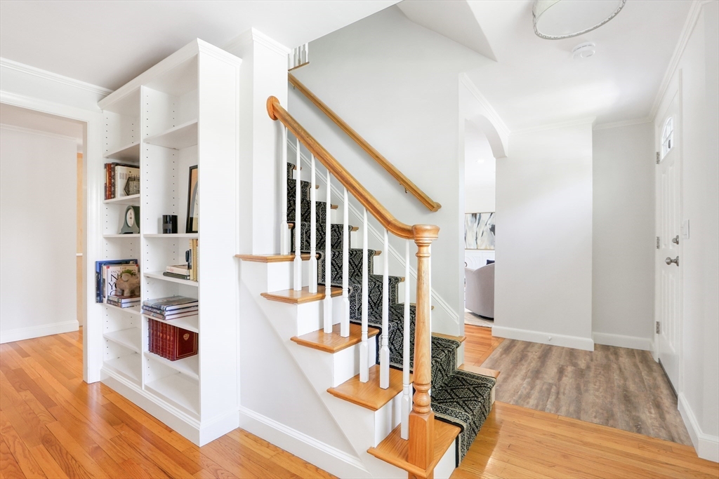 66 Avalon Road Needham, MA 02492 - Photo 20 of 39 a view of entryway and hall with wooden floor