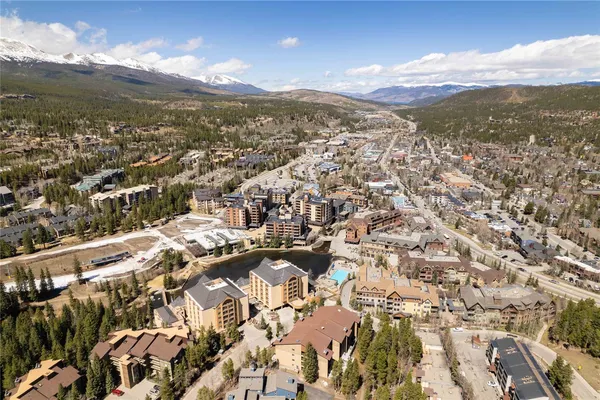 a view of city and mountain