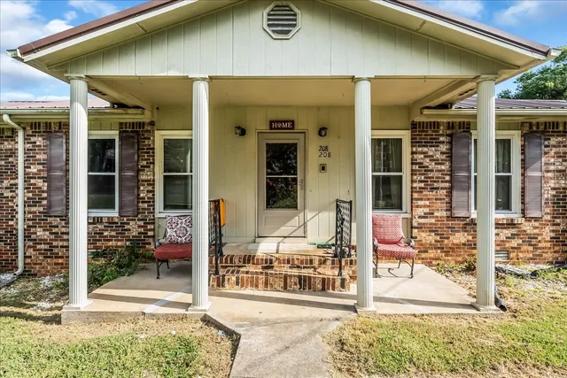 front view of the house
