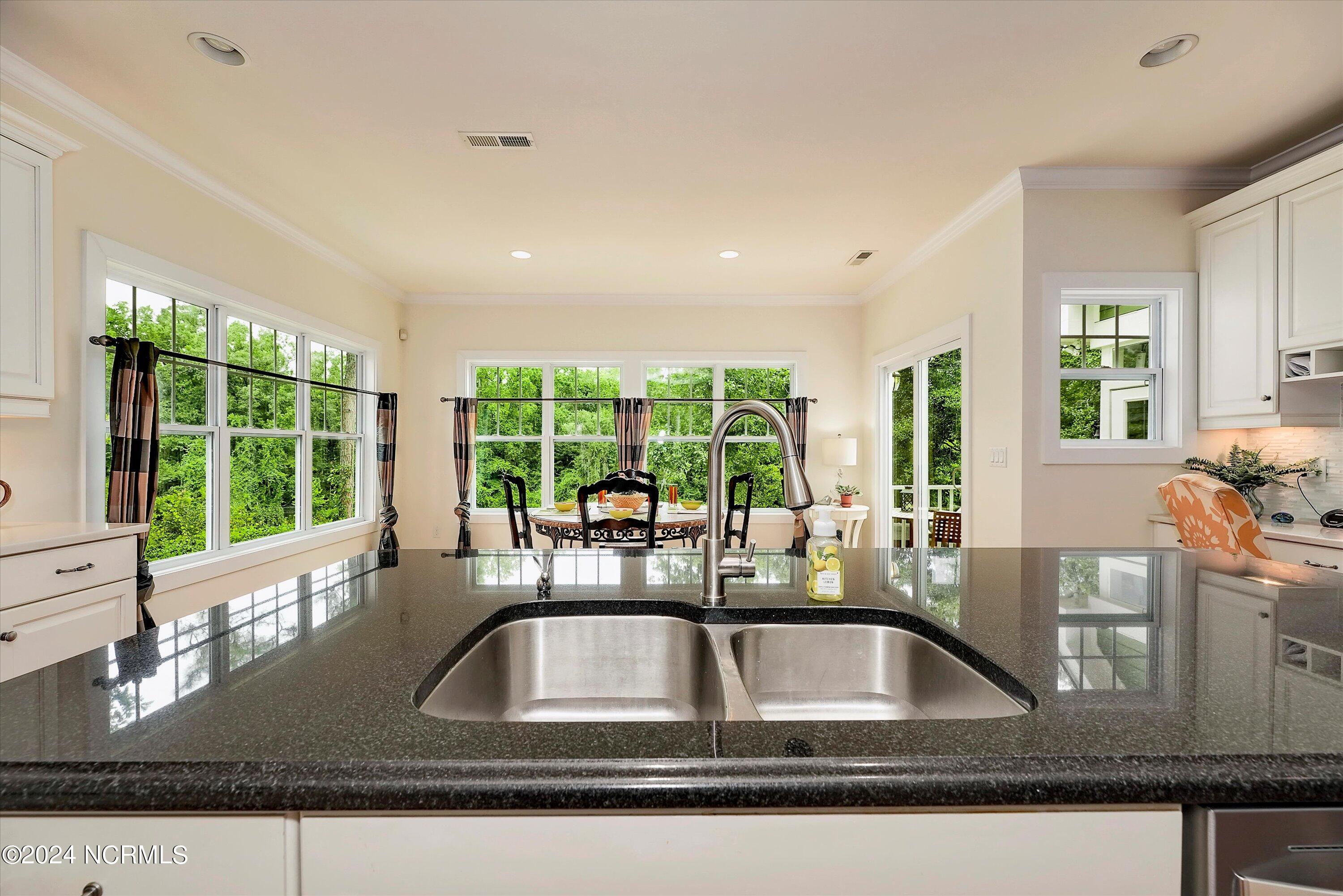 3849 Hallmark Road Northeast Leland, NC 28451 - Photo 10 of 37 Panoramic views of the river from the kitchen