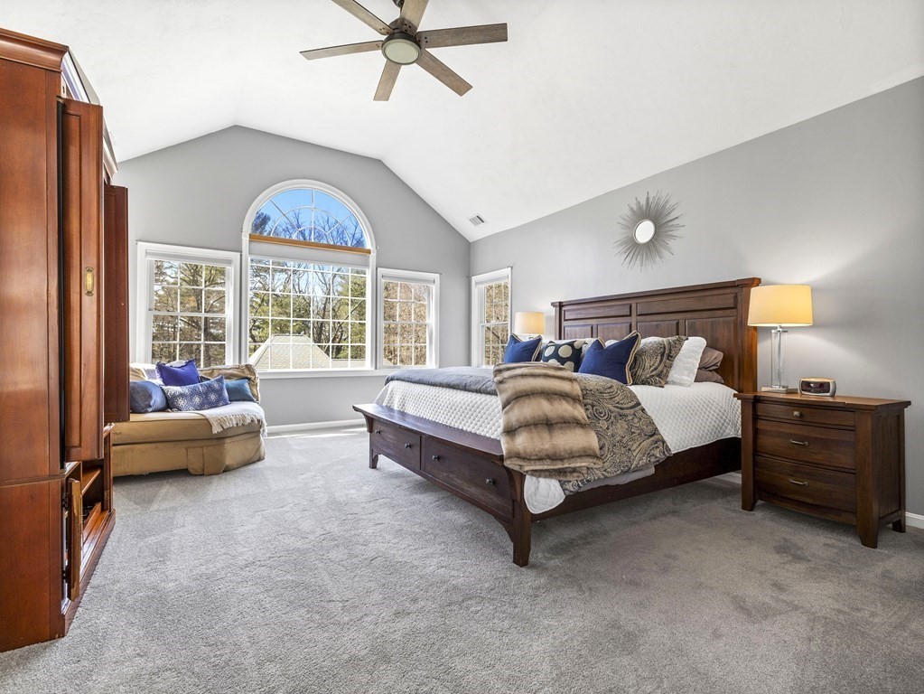 23 Vesta Road Natick, MA 01760 - Photo 16 of 30 a bedroom with a bed and a couch