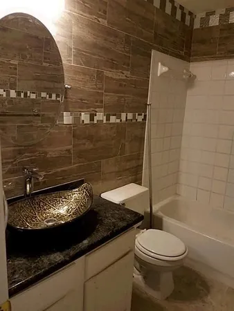 a close view of sink and tap