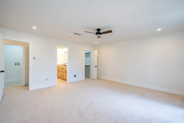 a view of an empty room