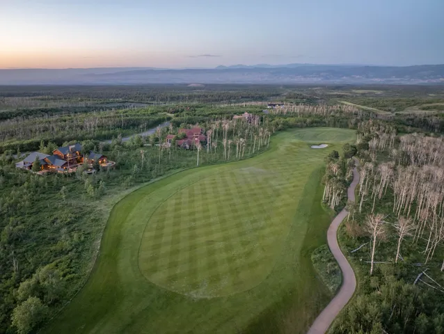 a view of a lake with a mountain