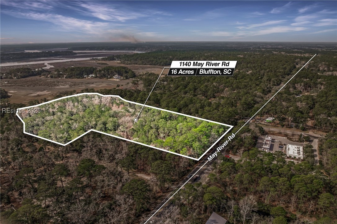 1140 May River Road Bluffton, SC 29910 - Photo 28 of 34 Aerial 1140 May River Rd