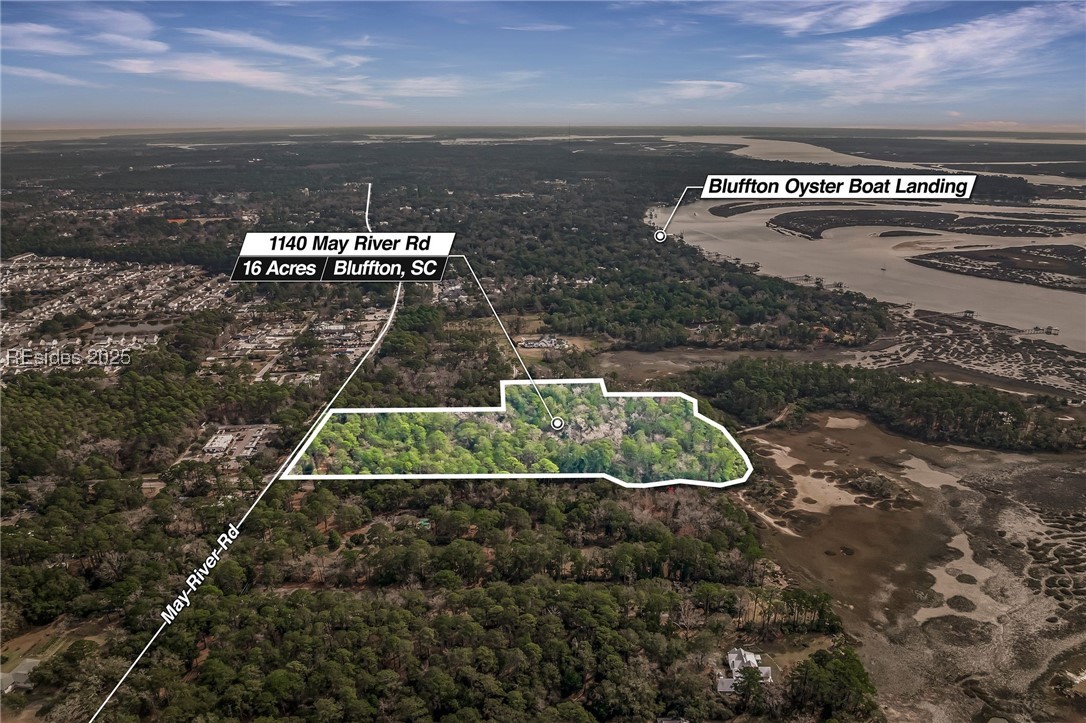 1140 May River Road Bluffton, SC 29910 - Photo 30 of 34 Aerial 1140 May River Rd