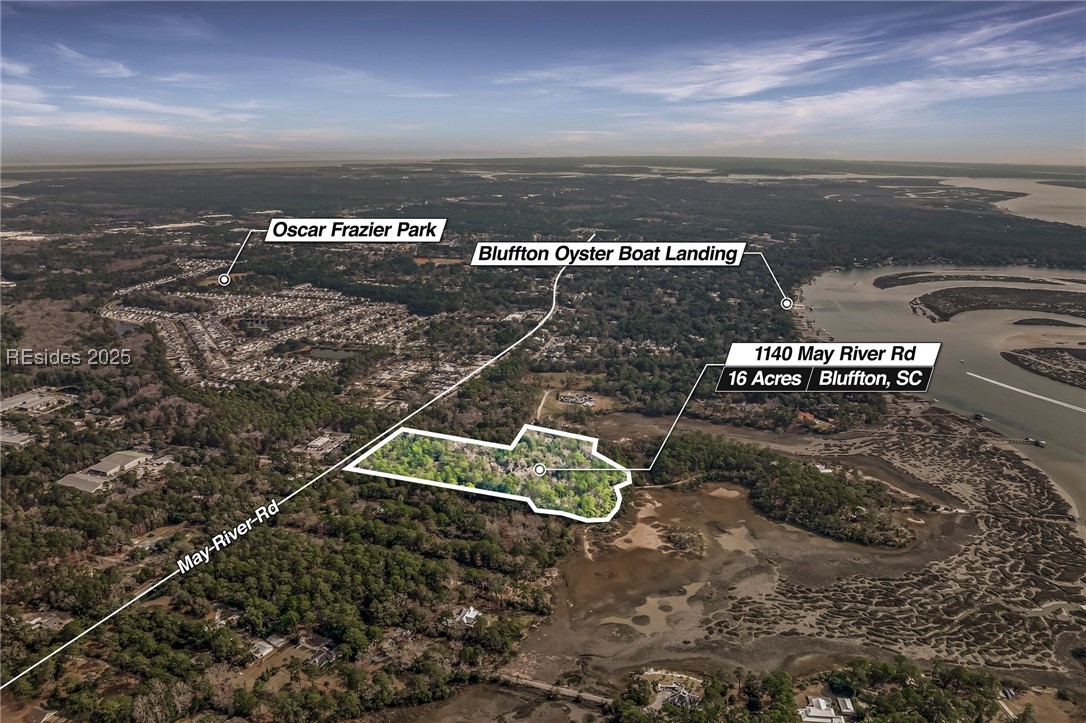 1140 May River Road Bluffton, SC 29910 - Photo 32 of 34 Aerial 1140 May River Rd