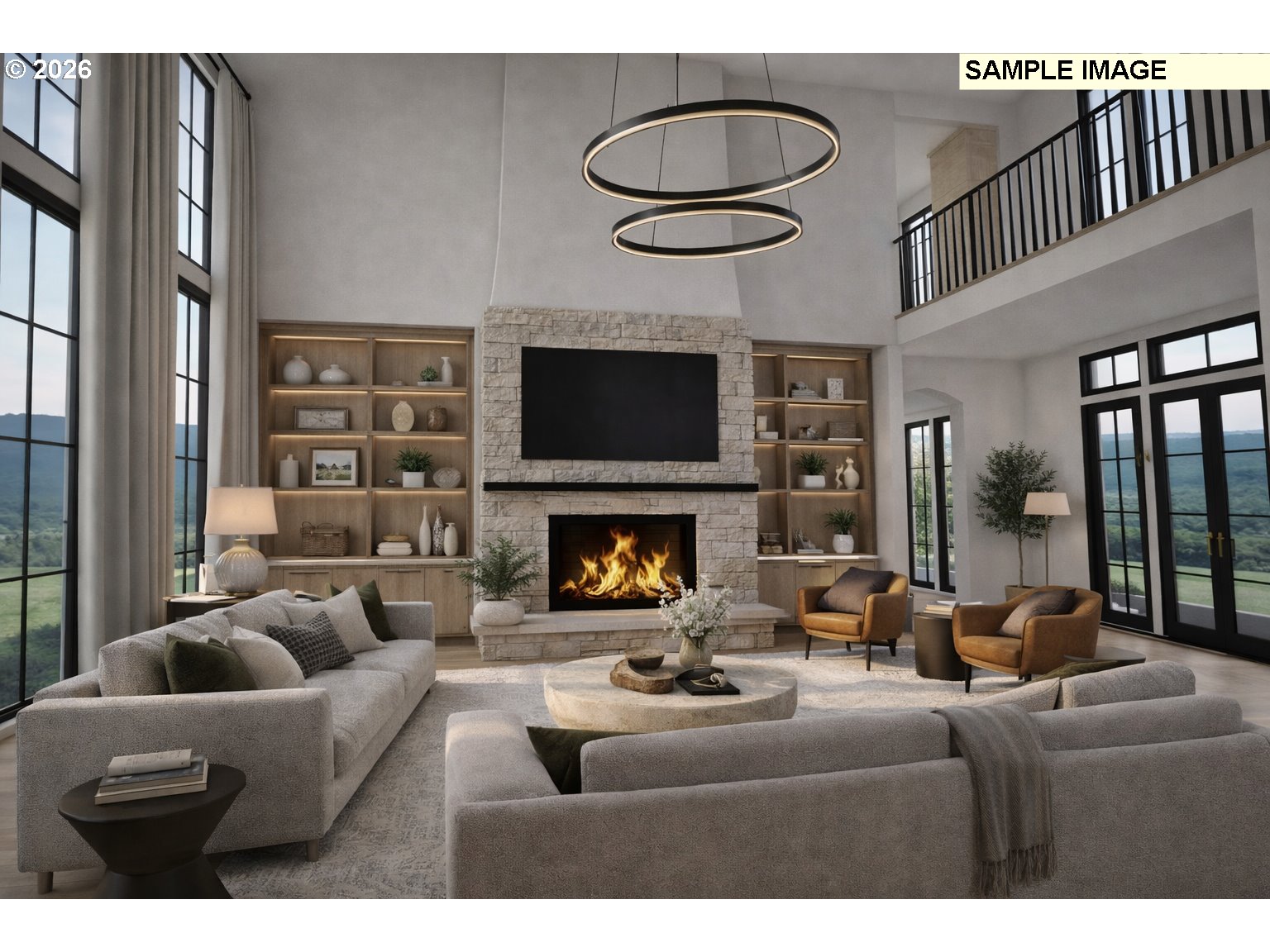 Nw Garden Camas, WA 98607 - Photo 3 of 16 a living room with furniture a fireplace and a flat screen tv