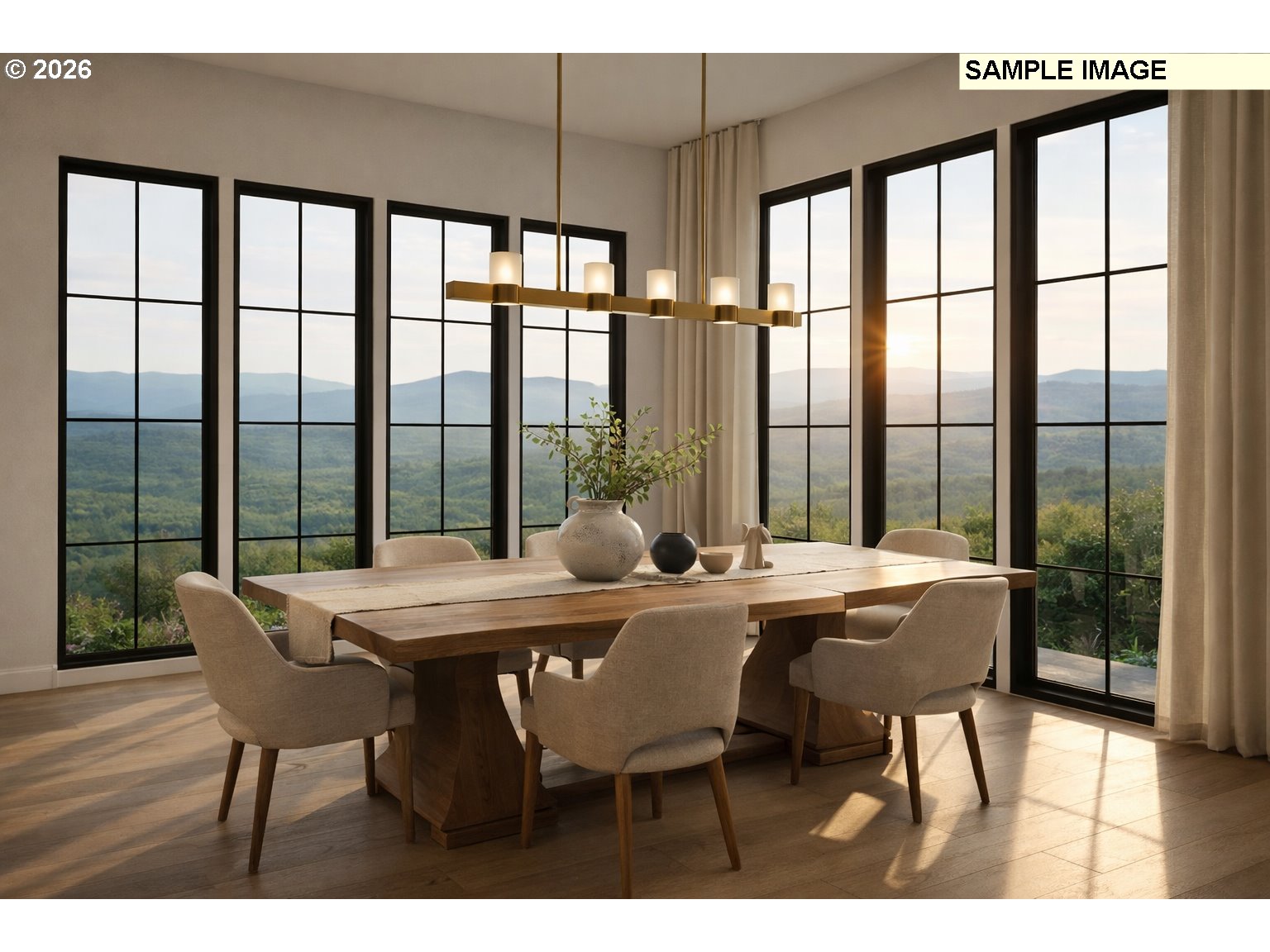 Nw Garden Camas, WA 98607 - Photo 5 of 16 a view of a dining room with furniture large windows and wooden floor