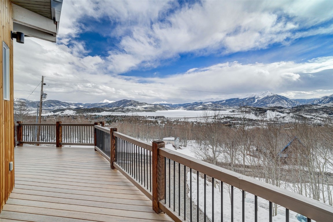 433 P Road Dillon, CO 80435 - Photo 6 of 20 a view of a lake from a balcony