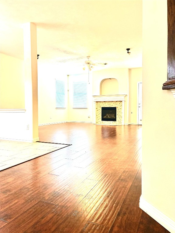 20518 Bonds Creek Lane Spring, TX 77388 - Photo 13 of 30 a view of a living room with a fireplace