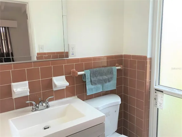 a bathroom with a sink