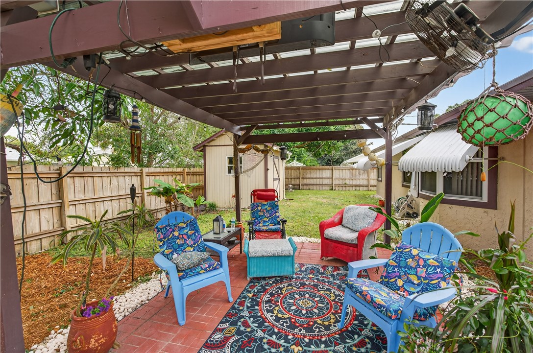 1361 Clearbrook Street Sebastian, FL 32958 - Photo 5 of 29 a outdoor space with patio lots of furniture