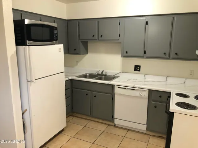 a view of a room with a large window